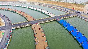 The World's Largest Circular Freshwater Fishing Pond
