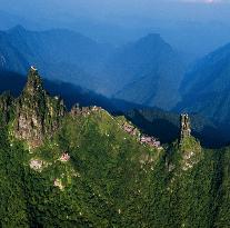 World natural heritage fanjing mountain in Guizhou,China