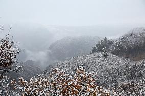 The First Snow In Pingliang City