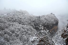 The First Snow In Pingliang City