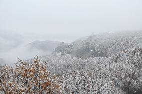 The First Snow In Pingliang City