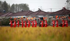 Rice Fields Waist Drum