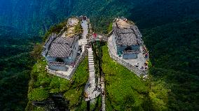 World Natural Heritage Fanjing Mountain in Guizhou,China