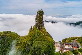 World Natural Heritage Fanjing Mountain in Guizhou,China