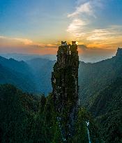 World Natural Heritage Fanjing Mountain in Guizhou,China