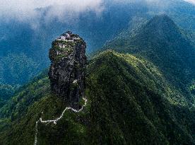 World natural heritage fanjing mountain in Guizhou,China