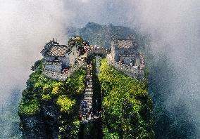 World natural heritage fanjing mountain in Guizhou,China