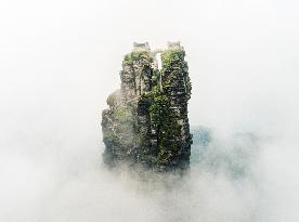 World natural heritage fanjing mountain in Guizhou,China
