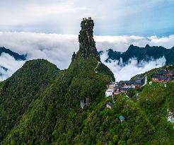 World natural heritage fanjing mountain in Guizhou,China