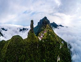 World natural heritage fanjing mountain in Guizhou,China