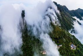 World natural heritage fanjing mountain in Guizhou,China