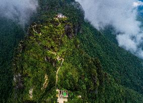 World natural heritage fanjing mountain in Guizhou,China