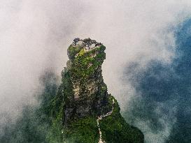 World natural heritage fanjing mountain in Guizhou,China
