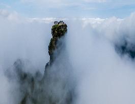 World natural heritage fanjing mountain in Guizhou,China