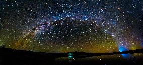 Starry Sky Over Ulan Butian Grassland