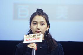 Actress Guan Xiaotong Promotes Film Oversize Love
