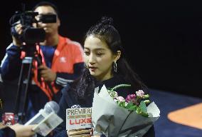 Actress Guan Xiaotong Promotes Film Oversize Love