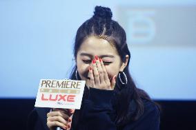 Actress Guan Xiaotong Promotes Film Oversize Love