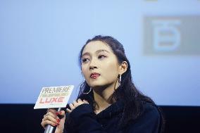 Actress Guan Xiaotong Promotes Film Oversize Love