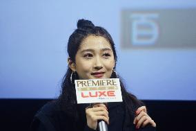 Actress Guan Xiaotong Promotes Film Oversize Love