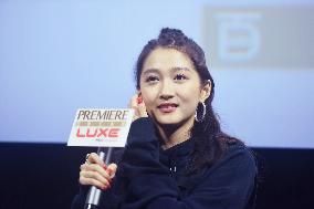 Actress Guan Xiaotong Promotes Film Oversize Love