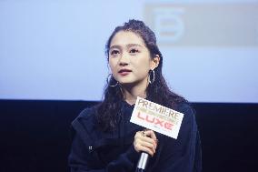 Actress Guan Xiaotong Promotes Film Oversize Love