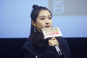 Actress Guan Xiaotong Promotes Film Oversize Love