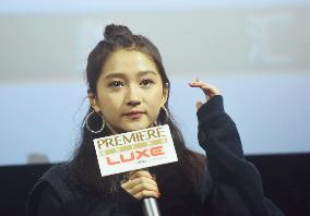 Actress Guan Xiaotong Promotes Film Oversize Love