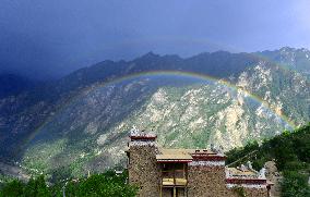 China Most Beautiful Jiaju Tibetan Village Villages