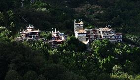 China Most Beautiful Jiaju Tibetan Village Villages