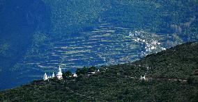 China Most Beautiful Jiaju Tibetan Village Villages