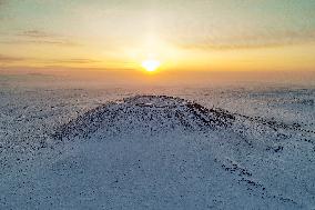 Aerial Photo Wulanhada Volcano Group No. 3