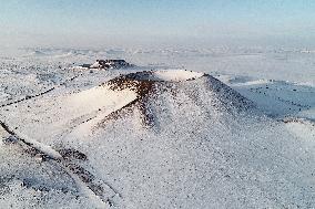 Aerial Photo Wulanhada Volcano Group No. 3