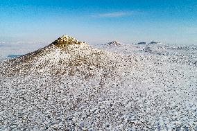 Aerial Photo Wulanhada Volcano Group No. 3