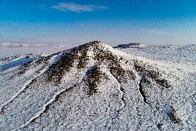 Aerial Photo Wulanhada Volcano Group No. 3