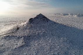 Aerial Photo Wulanhada Volcano Group No. 3