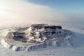 Aerial Photo Wulanhada Volcano Group No. 3