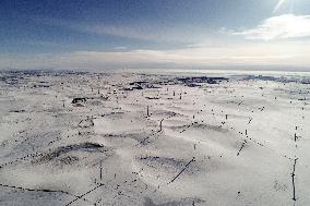 Aerial Photo Wulanhada Volcano Group No. 3