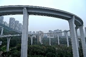 China's Highest Ramp Bridge