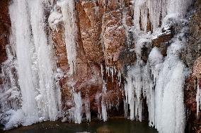Frozen Waterfalls