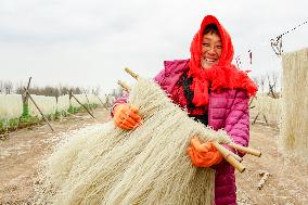 Traditional Sweet Potato Vermicelli Process