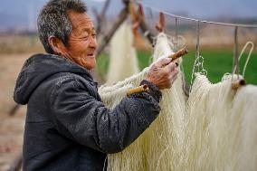 Traditional Sweet Potato Vermicelli Process