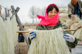 Traditional Sweet Potato Vermicelli Process