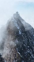 Laojun Mountain Covered With Snow