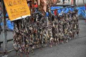 Dried Salted Dog Meat