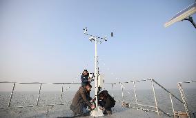 The First Meteorological Observation Platform On Hongze Lake