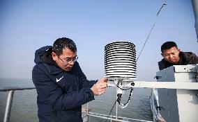 The First Meteorological Observation Platform On Hongze Lake