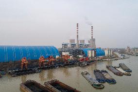 Power Plant Coal Yard Closed Transformation