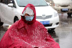 Temperature Sharp Drop In China