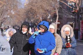Eat Popsicles in Severe Cold